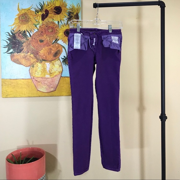 Guess Brittney-Skinny Jeans Purple - Picture 9 of 15